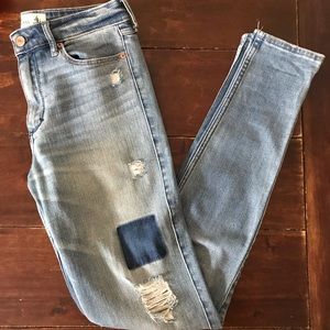 ABERCROMBIE & FITCH SUPER SKINNY HIGH RISE